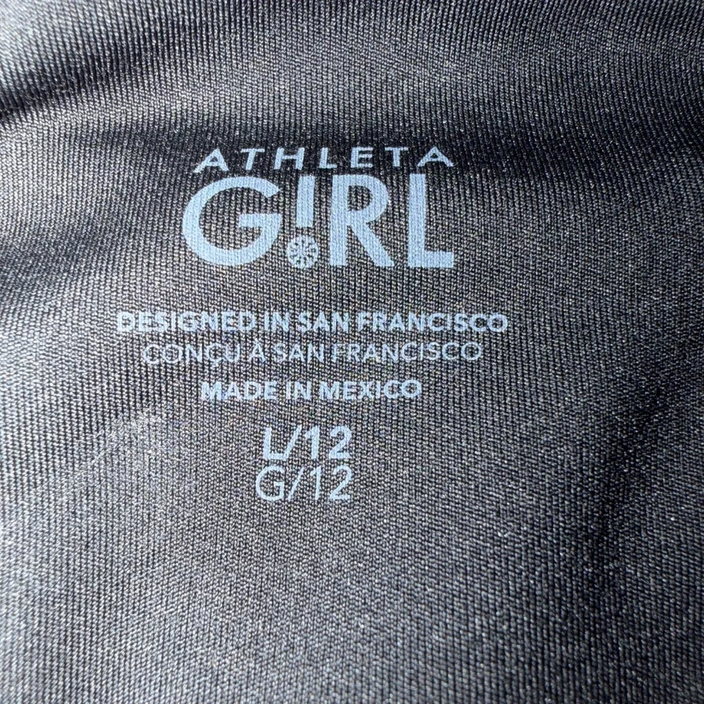 Athleta Girl Black Leggings - L/12